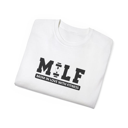 "Mom In Love With Fitness" Gym Tee