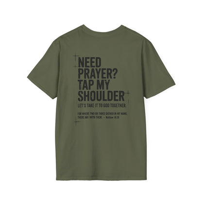 Need prayer? Tap my shoulder T-Shirt