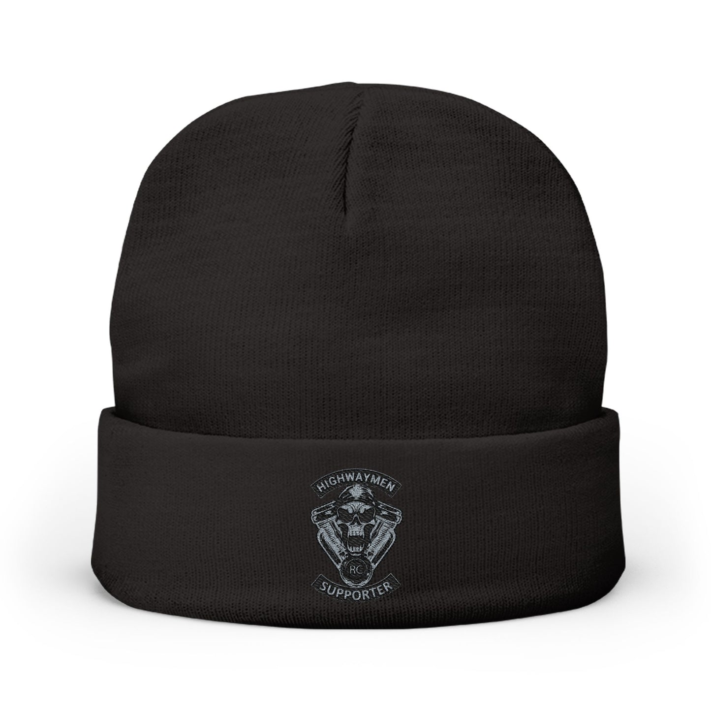 Supporter Embroidered Knit Beanie