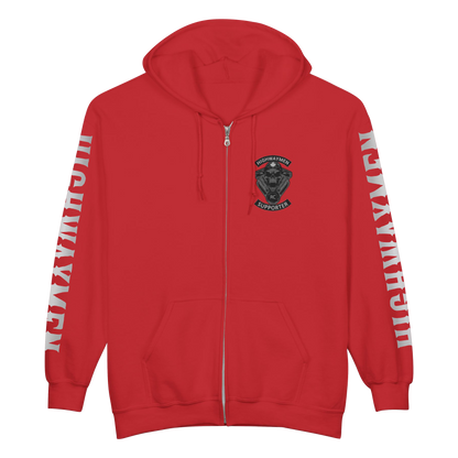 Supporter Embroidered*  Zip - Up Sweatshirt