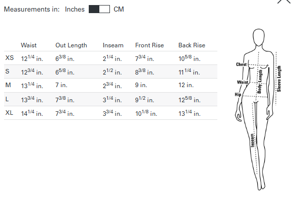 Uniform Short Shorts